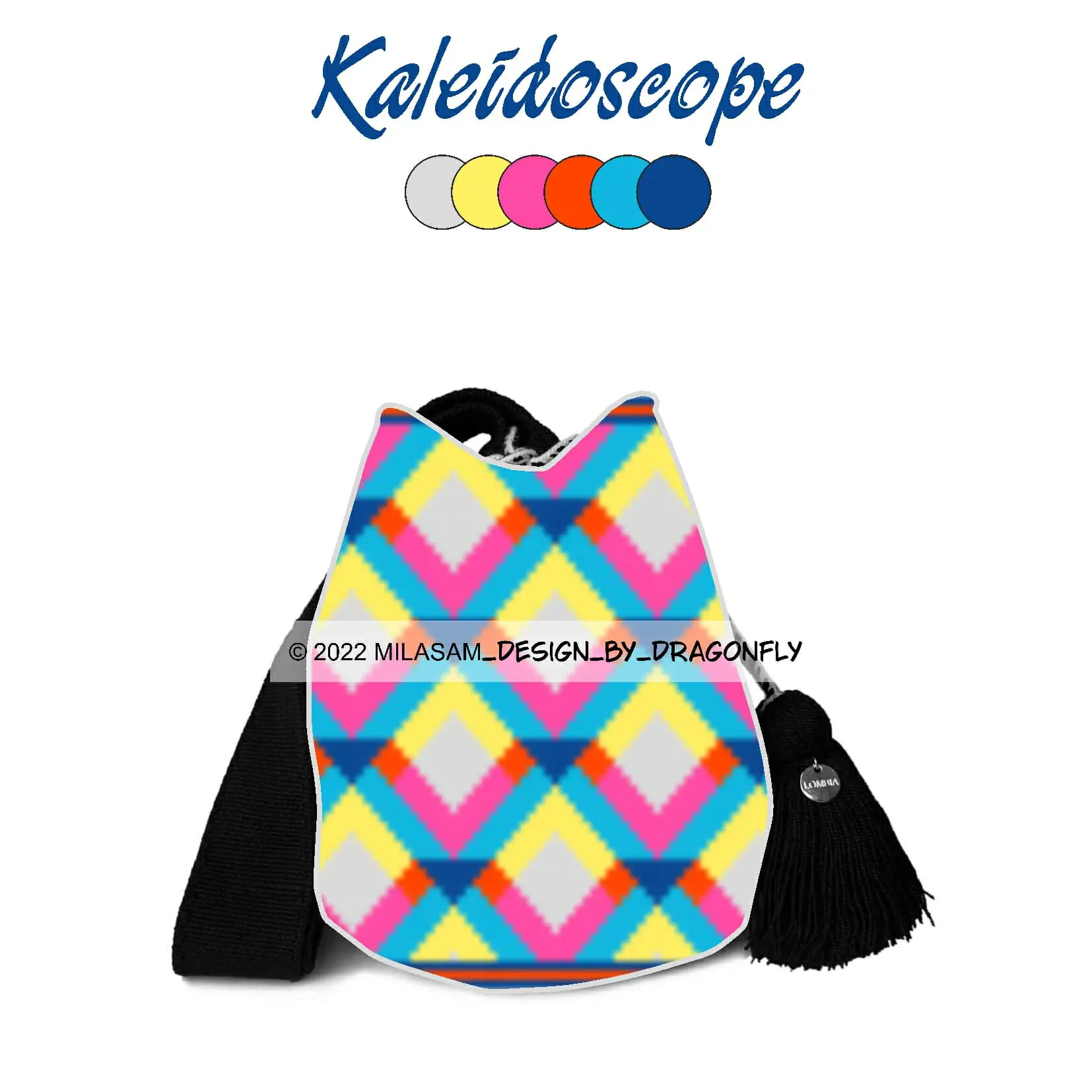 Wayuu mochila bag patterns / SET Caleidoscope 3 Wayuu mochila bag patterns / SET Caleidoscope - Image 3
