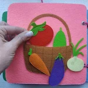 Quiet book pattern, felt pattern, felt dollhouse animals quiet book, felt plush sewing pattern, felt kids toddler toys