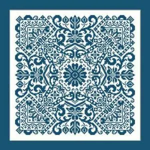 Cross stitch pattern Mandala 002