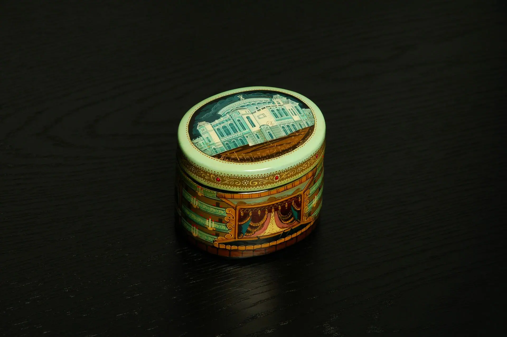Mariinsky ballet theatre lacquer box hand painted gift