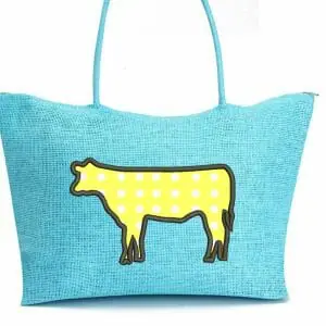 bull applique machine embroidery