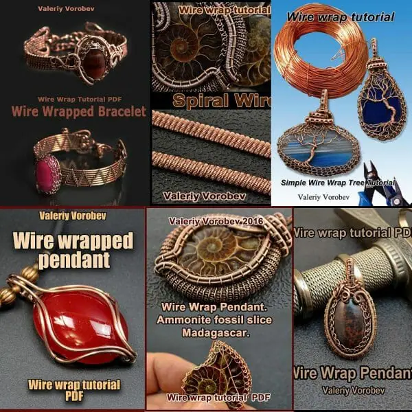 Free Printable Wire Wrapping Patterns.pdf Wire Wrapped tutorials - 20 PDF books - Crealandia