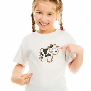 cow applique machine embroidery design