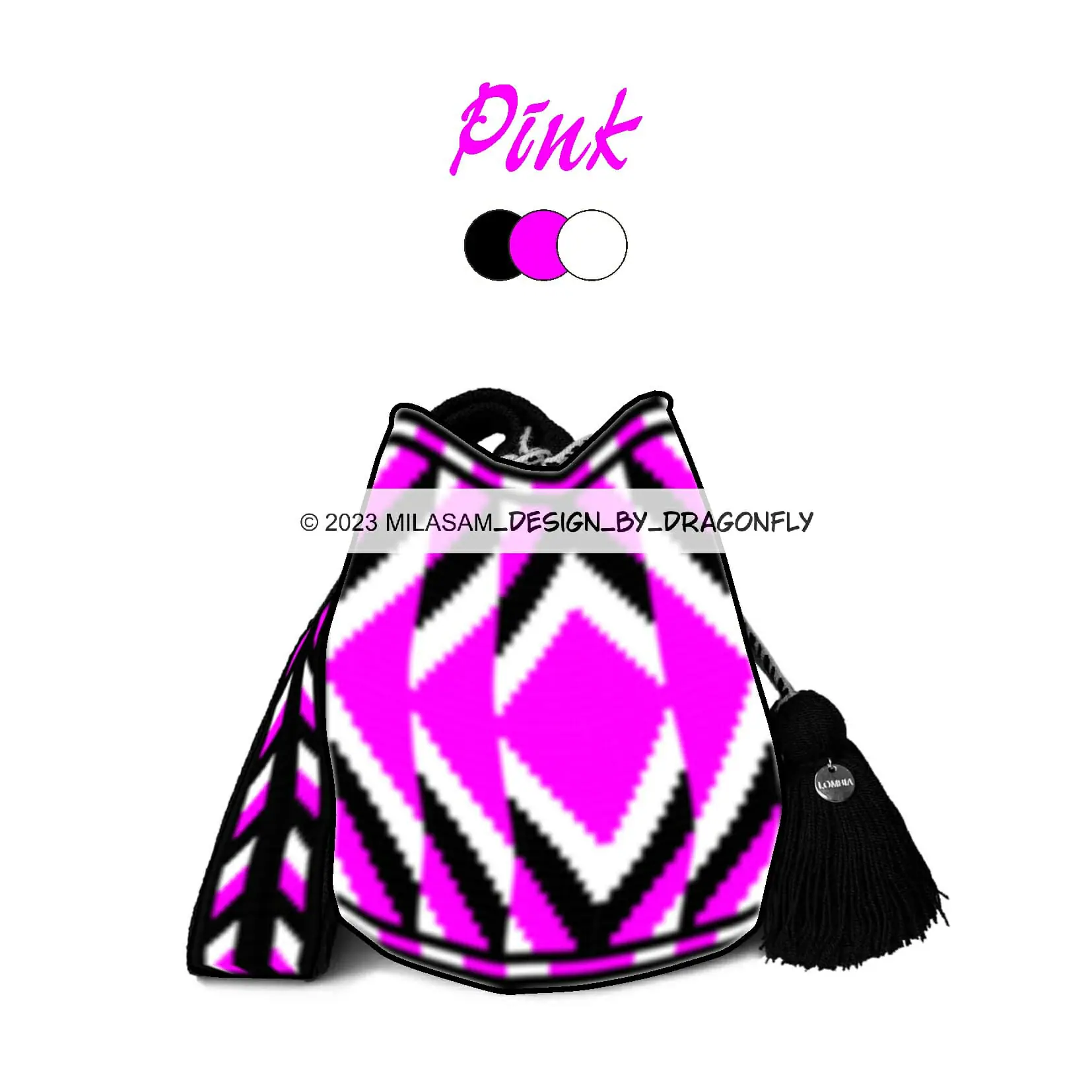 3 CROCHET PATTERNS PDF Tapestry crochet bag SET PINK 7 3 CROCHET PATTERNS PDF Tapestry crochet bag SET PINK - Image 7