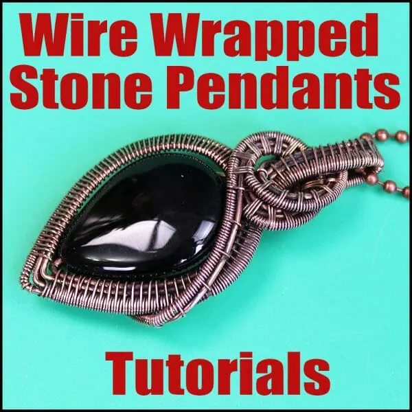 Wire weaving pendant tutorial PDF for beginners. - Crealandia
