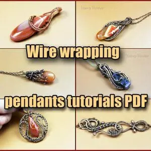 Wire Wrapped Stone Pendants