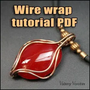 Wire wrap pendant tutorial PDF