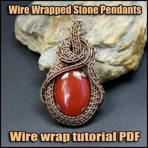 Handmade Marketplace 709 Wire wrapping pendant tutorial PDF