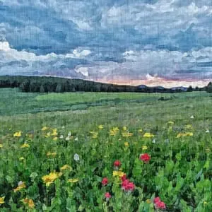 Painting – “Before the rain”