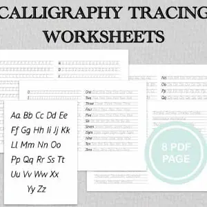 Calligraphy sheets