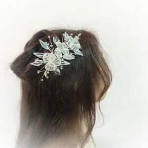 Floral wedding jewelry