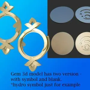 Harbinger Pantalone cosplay costume accessories from Genshin Impact cosplay  stl files pack