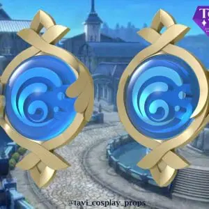 Fontaine visions for genshin cosplay 3d model