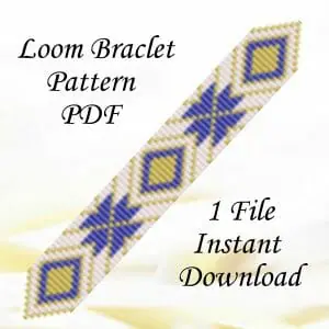 Handmade Marketplace 501 Loom stitch beaded bracelet pattern