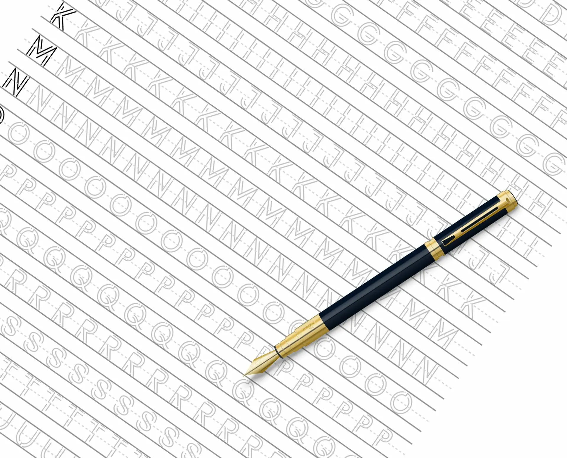 Hand lettering worksheets, modern calligraphy, calligra 2 Calligraphy sheets