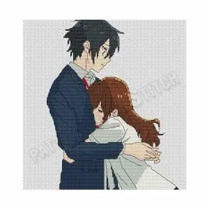 Anime cross stitch pattern Horimiya PDF
