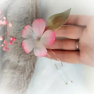 Sakura hair pin. Hair accessory