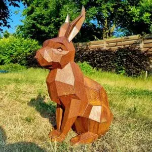 Welding Project Plans Drawings Sitting Rabbit (DXF, PDF)