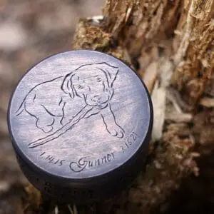 Handmade Marketplace 460 Individual portrait of pet | Minimalistic urn for ashes