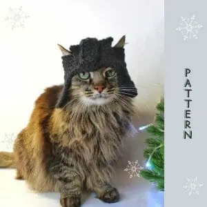 Handmade Marketplace 456 Crochet cat hat pattern Black Helmet