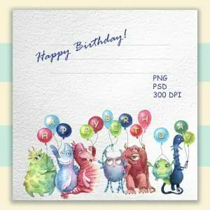 birthday greeting card