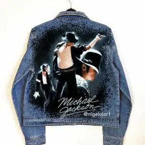 Michael jackson denim jacket cotton on best sale