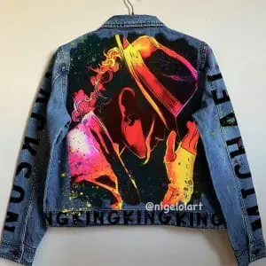 How To Custom Paint Denim Jackets! Juice Wrld Inspired