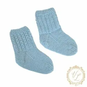 Knit Baby Socks | Knit Socks | Wool Socks | V23