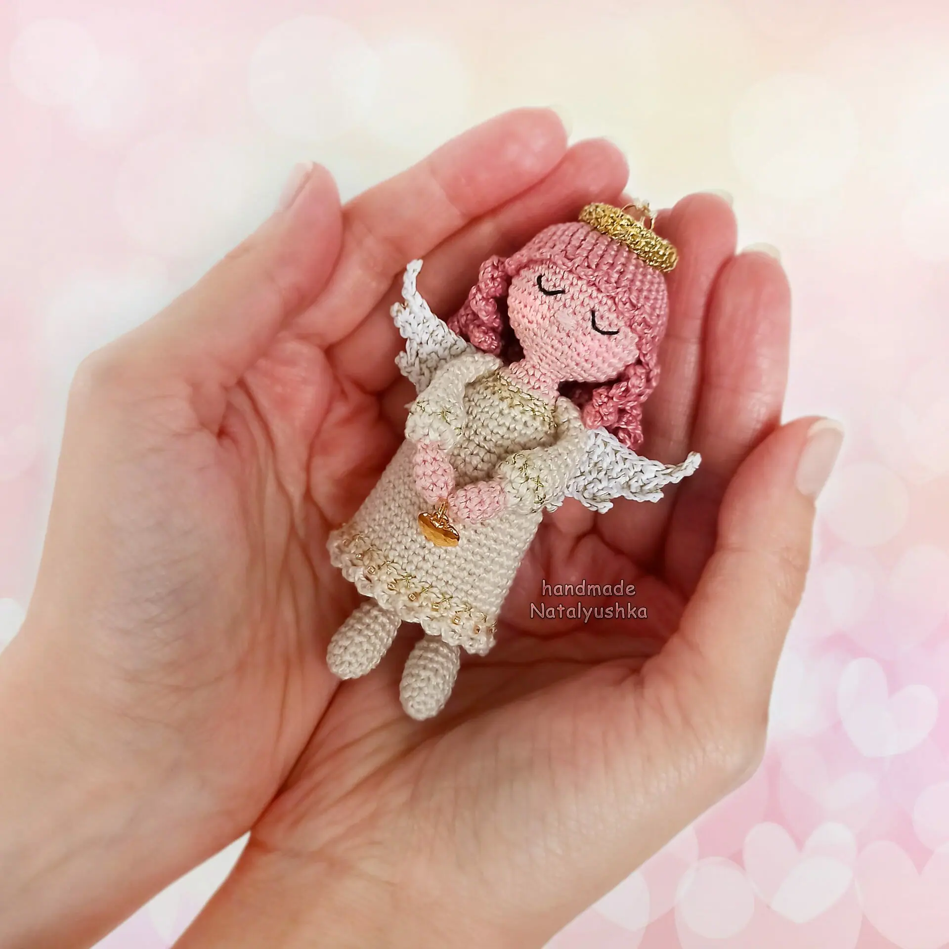 Crochet Angel with heart