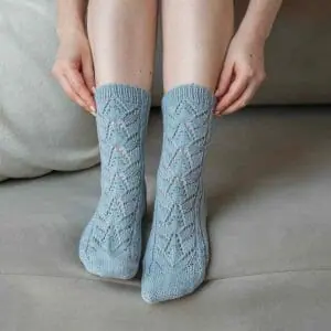 Nymphaea socks knitting pattern (PDF ENG)