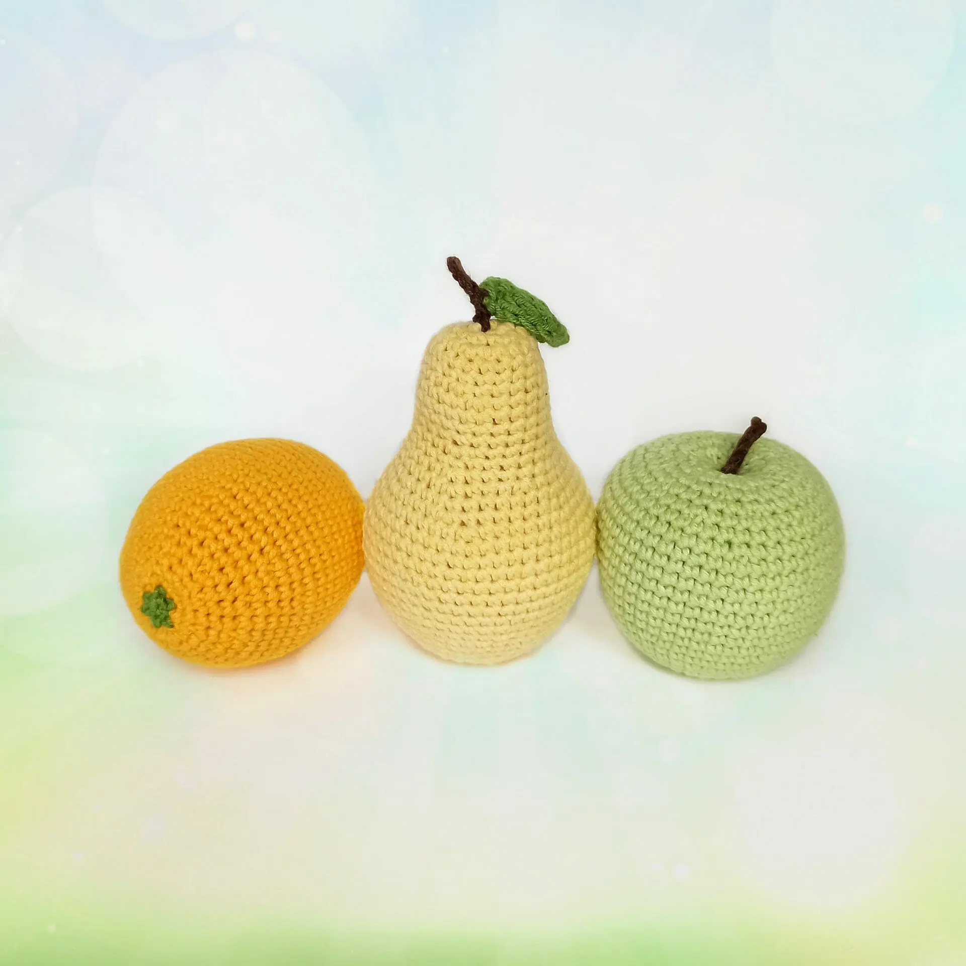 crochet fruit