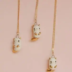 Ghost Cat Necklace