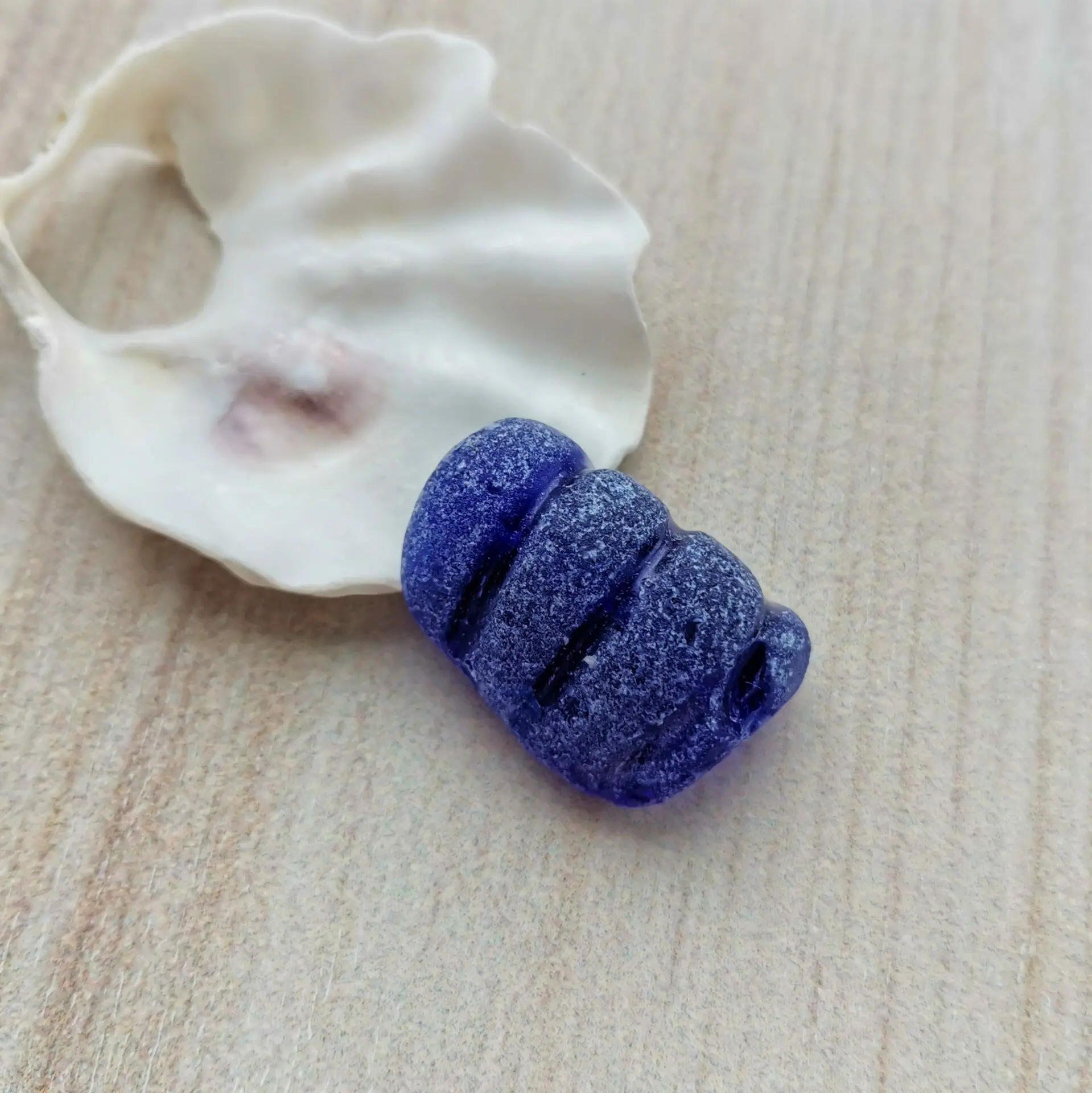 Cobalt Blue sea glass B105