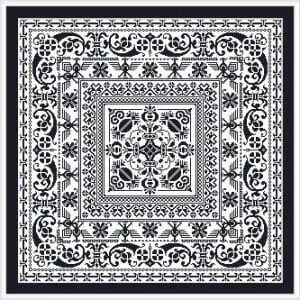 Cross stitch pattern Mandala EMELY