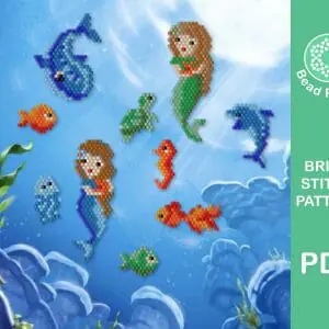 mermaid sea animals bead patterns