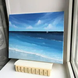 Quiet Paradise original oil painting