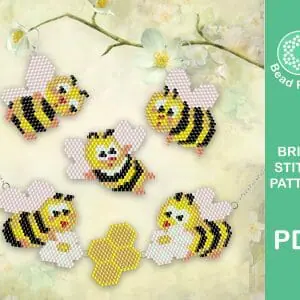 honey bee beaded jewellery
