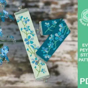Forget-Me-Not Bracelets Peyote