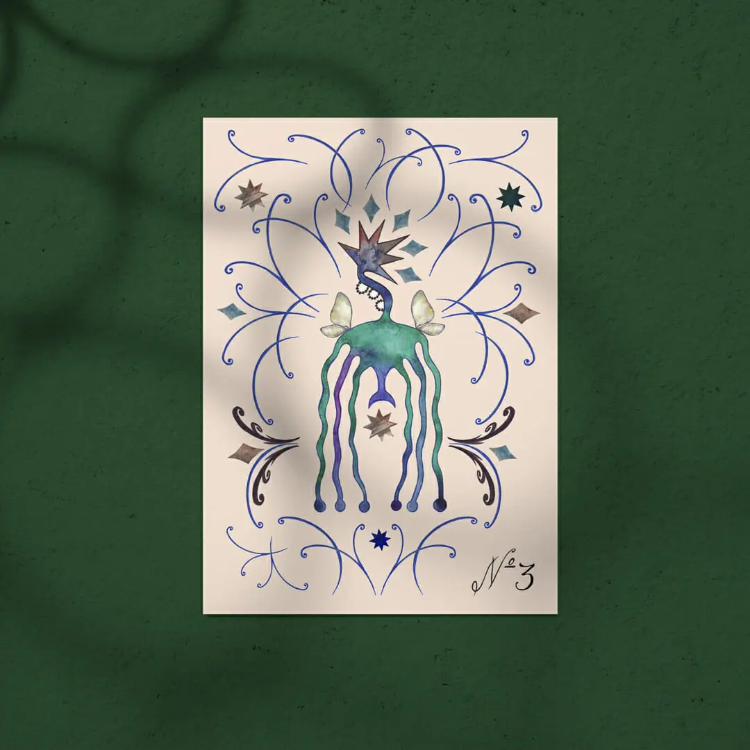 Artprint Watercolor digital illustration