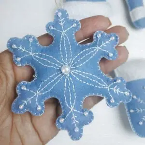 Christmas pattern, felt Christmas ornament, Christmas decor