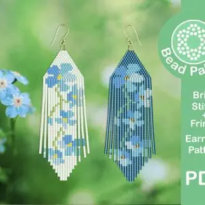Forget Me Not Fringe Earring