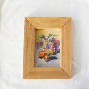 Still Life With Fruit And Flowers, Apricots And Flowers, Orange Flowers Painting