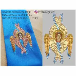 Handmade Marketplace 750 cherub machine embroidery design