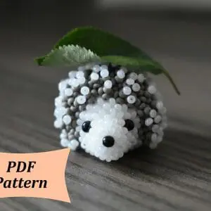 beaded hedgehog pattern