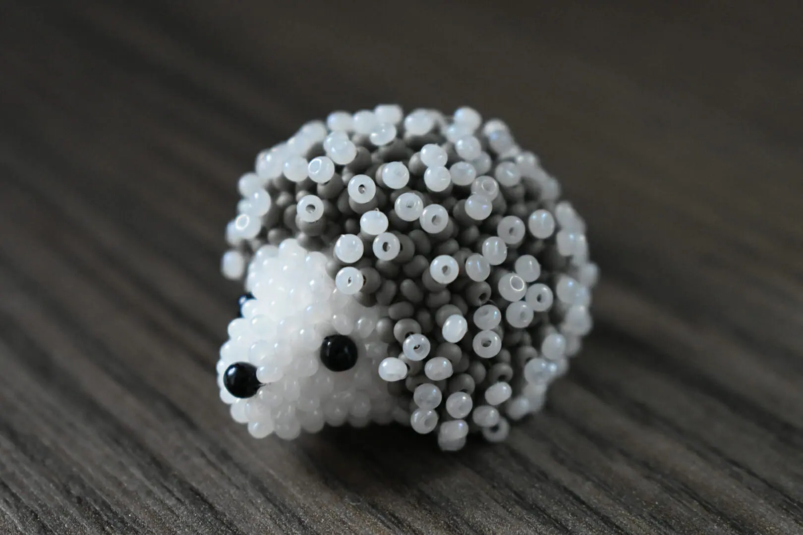 3d beading, hedgehog tutorial, easy beaded animal 4 3d beading, hedgehog tutorial, easy beaded animal - Image 4