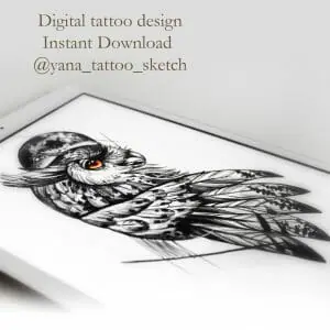 owl-tattoo-designs-owl-tattoo-sketch-owl-and-moon-tattoo-ideas