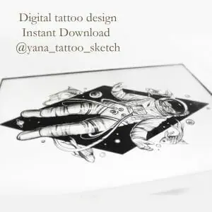 astronaut-tattoo-design-spaceman-tattoo-designs-space-tattoo-sketch