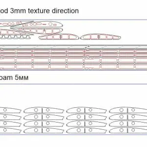 Parts for Piper cub (kit wing)
