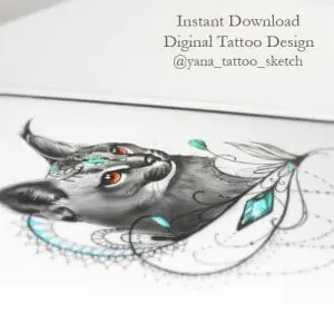 lynx-tattoo-design-for-woman-lynx-tattoo-sketch-for-females-cat-tattoo-designs
