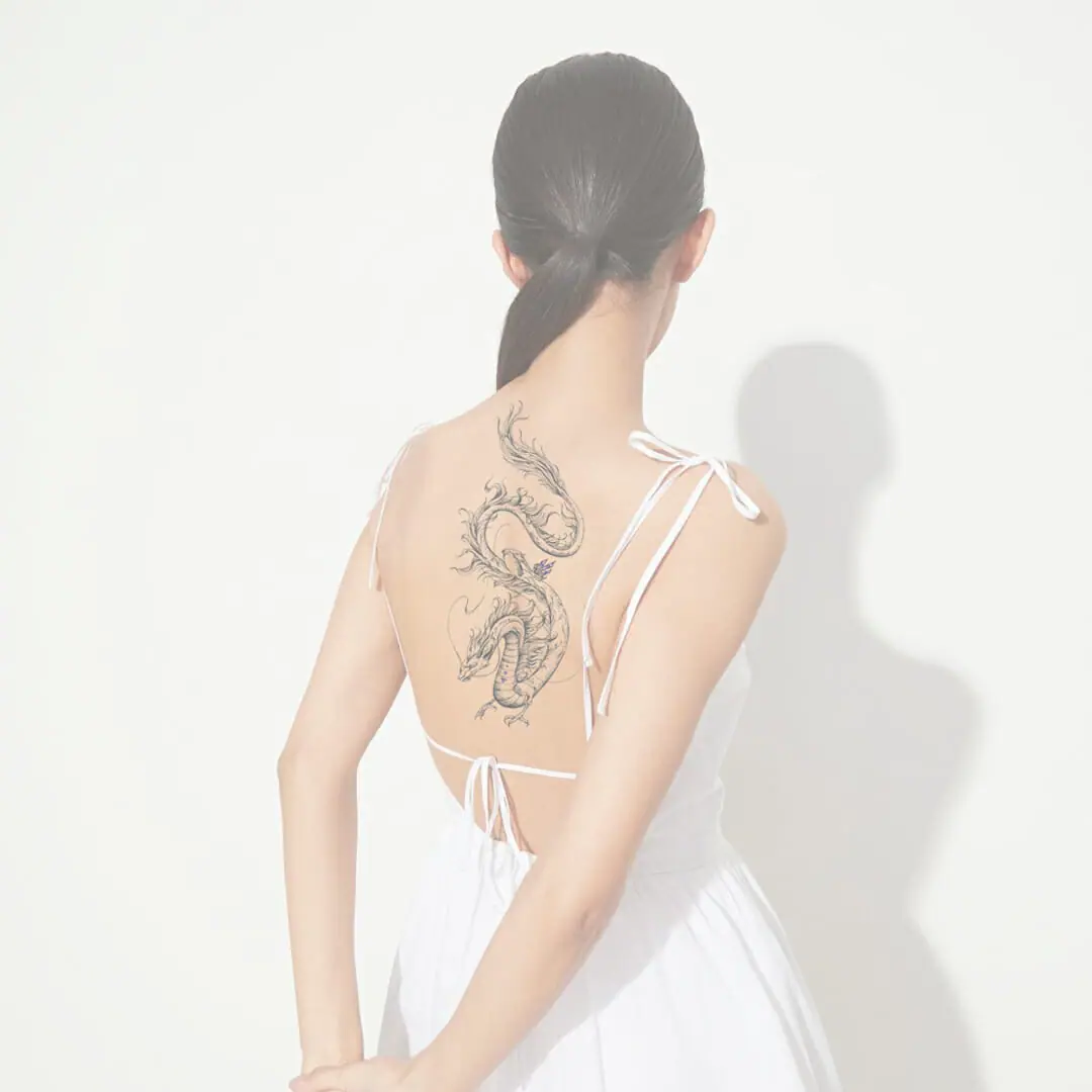 20+ Feminine Dragon Tattoo Drawings Stock Photos, Pictures & Royalty-Free  Images - iStock